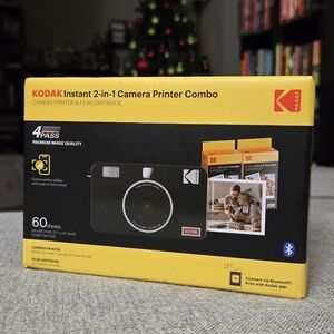 Kodak Black and Yellow Instant Camera Printer